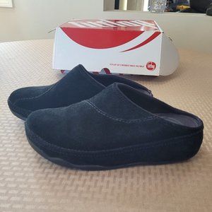 Fitflop Gogh Suede Clogs Black Used